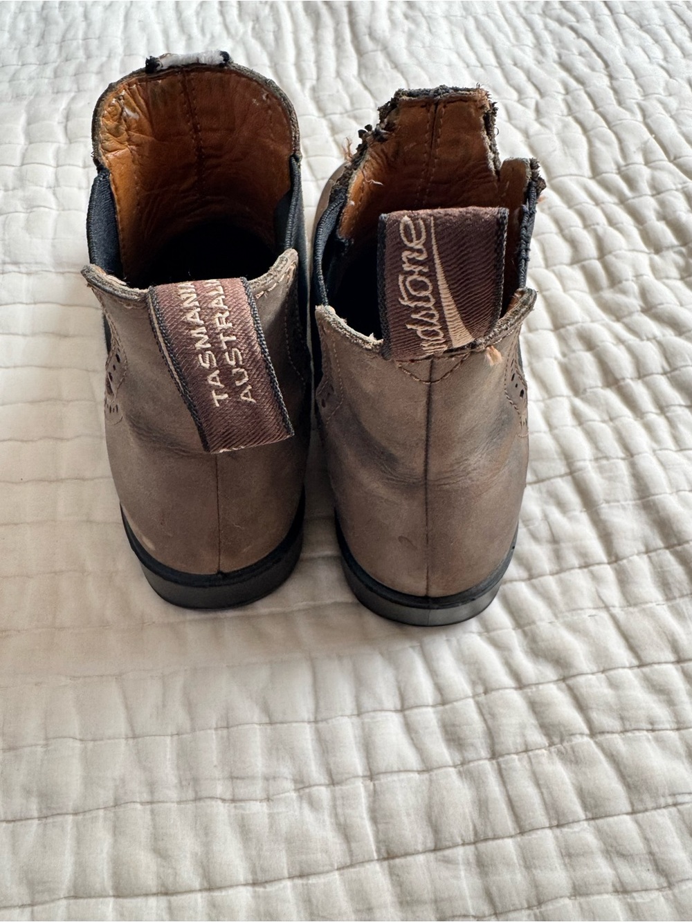 Blundstone Boots 1351 Originals Rustic Brown Women’s Sz 5 Au/8 Us no front pulls - Picture 4 of 11